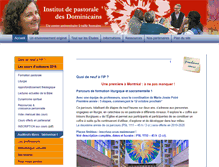 Tablet Screenshot of ipastorale.ca